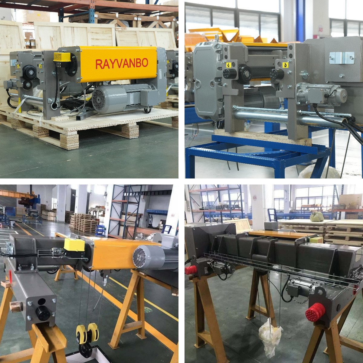 European type wire rope hoist packing3-Rayvanbo