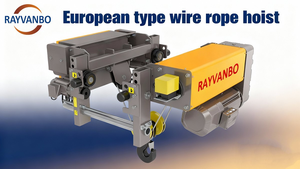European type wire rope hoist banner-Rayvanbo